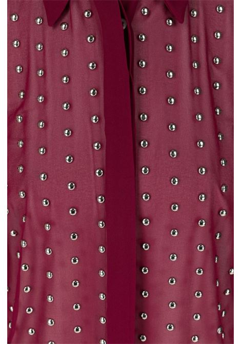 Burgundy Chowy Embellished Shirt Dries Van Noten - women DRIES VAN NOTEN | 2510107461030359
